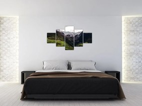 Obraz - Dolina pod górami (125x70 cm)