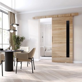 MINIO go for it, Drzwi przesuwne wewnętrzne CLEAN G 76 cm  w kolorze dąb sonoma