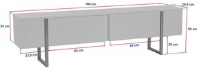 Stolik pod telewizor Serenity Atlantic Pine