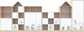 Komplet mebli do przedszkoli i żłobków Blox Water 2