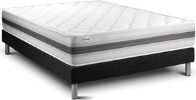 lózka z materacem VITALMEMO BACK 135 x 200 cm Rama lózka Czarny