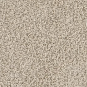 Beżowy puf z materiału bouclé – Ixia