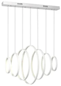 LED Żyrandol na lince VERTIGO LED/86W/230V biały