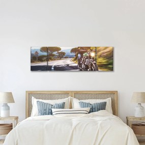 Obraz - Motocyklista (170x50 cm)