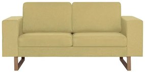 Elegancka dwuosobowa sofa Williams 2X - zielona