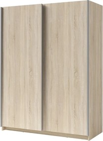 Szafa Przesuwna ELRON 150,6 cm Szafa Dwudrzwiowa, Dąb sonoma