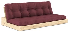 Bordowa rozkładana sofa 196 cm Base – Karup Design