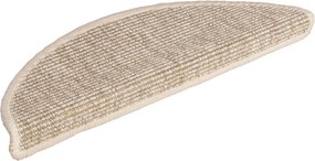 Jasnobeżowy komplet 15 nakładek na schody S2-K39