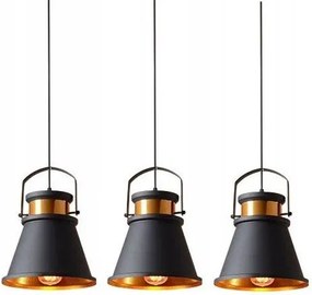 Lampa sufitowa ASTI AAA Czarna