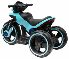 Baby Mix Elektryczny motocykl dla dzieci Policeniebieski, 100 x 50 x 61 cm