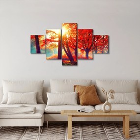 Obraz- Jesienny krajobraz (125x70 cm)