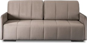 Sofa Rozkładana z Funkcją Spania IBIZA Dwuosobowa Beżowa Nowoczesna do Salonu