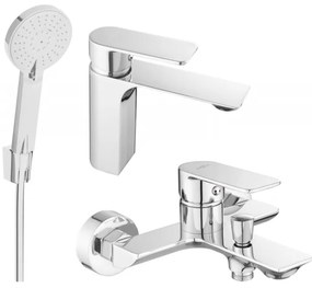 Mexen Alexa R40 zestaw wannowy, chrom - 71203R40-00