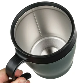 Banquet Podróżny kubek termiczny TAZZA 330 ml,zielono-szary