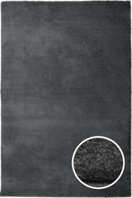 Dywan Bunny Ciemno Szary 120x160 Prostokąt