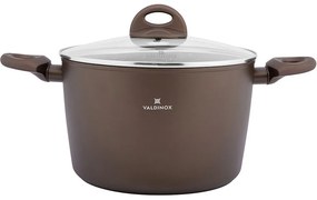 Valdinox Aurum Garnek z powłoką nieprzywierającą i pokrywką, 24 cm, 6 l