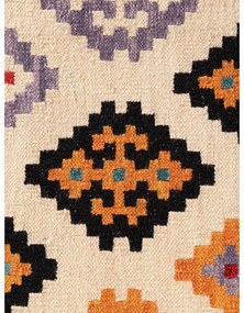 Czerwony wełniany chodnik dwustronny tkany ręcznie 60x190 cm Kamal Kian – Nouristan