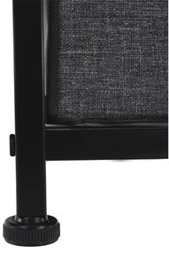 Komoda z szufladami z tkaniny PALMERA, czarny