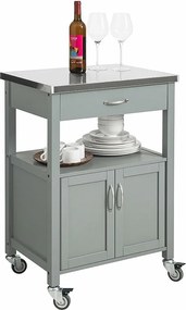 Wózek kuchenny Serwisowy szuflady Półki FKW22-HG