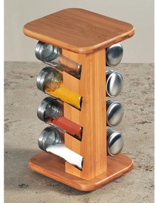 Kesper 58099 Stojak na przyprawy z 8 szklankami,13 x 25,5 x 15 cm