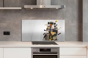 Szkło Ozdobne do Kuchni Muzyczne Trio z Mikrofonem