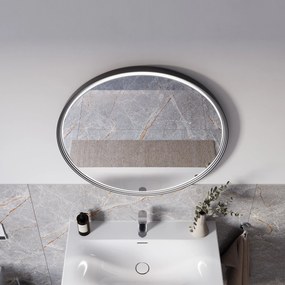 Lustro łazienkowe LED BELDIVO okrągłe - 80 cm