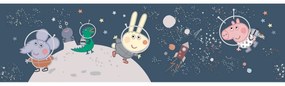 Dekoracyjny pas samoprzylepny Peppa Space, 500 x 9,7 cm