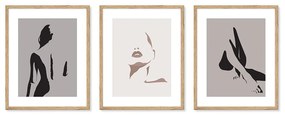 Obrazy zestaw 3 szt. 42x52 cm – knor