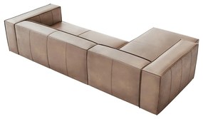 Jasnobrązowy skórzany narożnik (lewostronny) Madame – Windsor &amp; Co Sofas