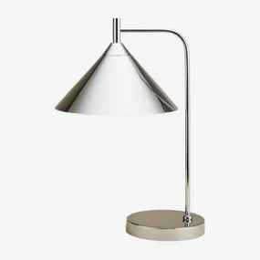 Lampa Stołowa Z Żelaza Cambrea Chrome - Sklum