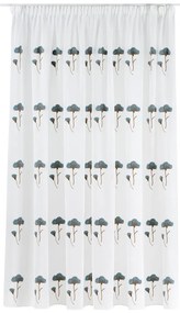 Biało-niebieska firanka 140x260 cm Elba – Mendola Fabrics