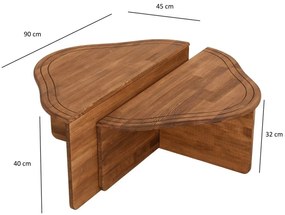 Stolik konferencyjny Altopiano Chestnut