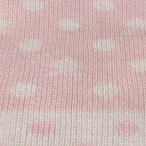 Różowy dziecięcy bawełniany koc Homemania Decor Baby Baby Dots, 90x90 cm