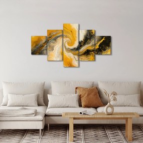 Obraz - Abstrakcja spiralna (125x70 cm)