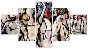 Obraz - Jazzowa noc (125x70 cm)