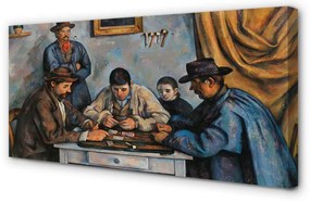 Fotoobraz na płótnie Gracze w karty - Paul Cézanne