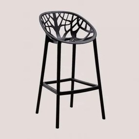 Wysoki Stołek Polipropylenowy Ores Czarna & ↑75 Cm - Sklum