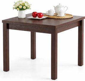 Stół kwadratowy rozkładany ciemny orzech E0-E51