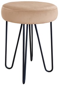 Taboret Venus HAIRPIN noga czarna MG06