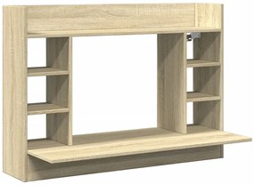 Wiszące biurko pod laptopa dąb sonoma - Emit