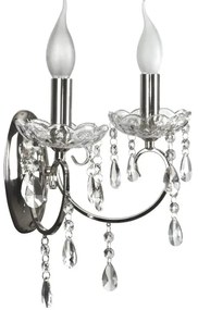 Kinkiet dwuramienny w stylu glamour - 4X K156 R5-T46