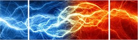 Obraz napięcia elektrycznego (170x50 cm)