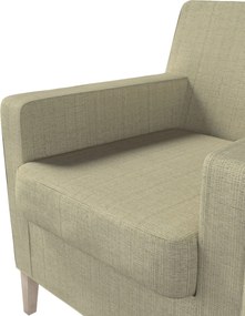 Pokrowiec na fotel Karlstad kolor beżowy tkanina strukturalna