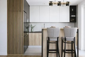 Akustyczne panele lamelowe 2 szt. dąb naturalny H5-H79