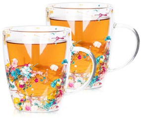 4Home Szklanka termiczna Floral Hot&Cool 300 ml, 2 szt.