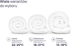 Zestaw NOMO - Kołdra Całoroczna 140x200 + 2x Poduszka Classic 50x60