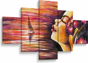 Obraz - Wspomnienia lata (125x70 cm)