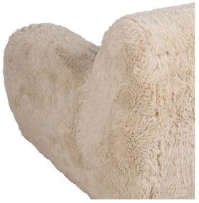 Beżowy fotel Teddy – Ixia