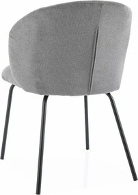 Krzesło do jadalni KEVIN VARDO szare
