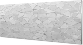 Szklany Panel Szare Formy Geometryczne